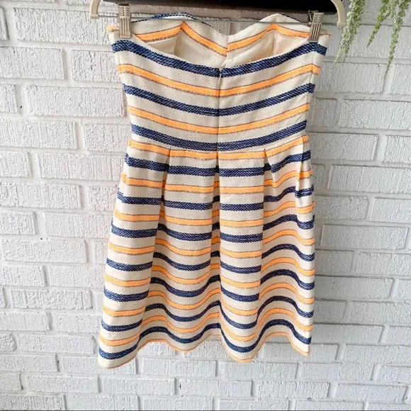 HUTCH Anthropologie Strapless Striped Mini Dress - Picture 8 of 13